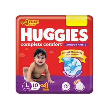 Huggies Wonder Diaper (Pants, L, 9-14 kg)